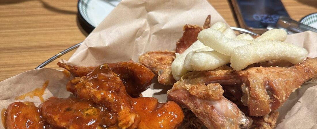 Korean Fried Chicken Half & Half Price in Korea 2026: ₩22,000 at Chicken restaurant