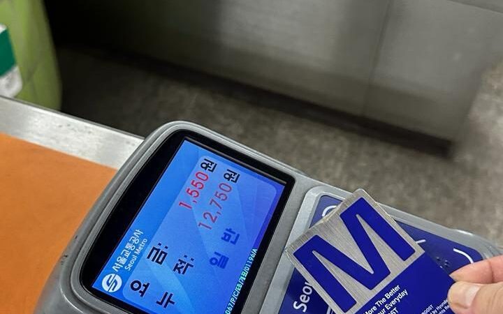 Seoul Subway Fare in Korea 2026: ₩1,550 at Seoul Metro